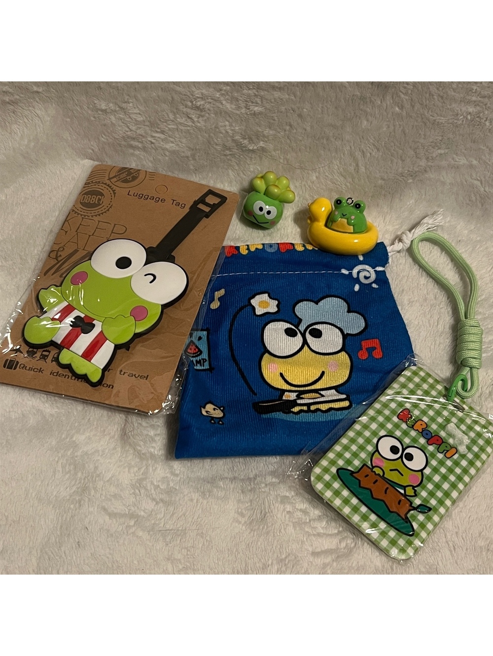 Kerokerokeroppi luggage tag bundle